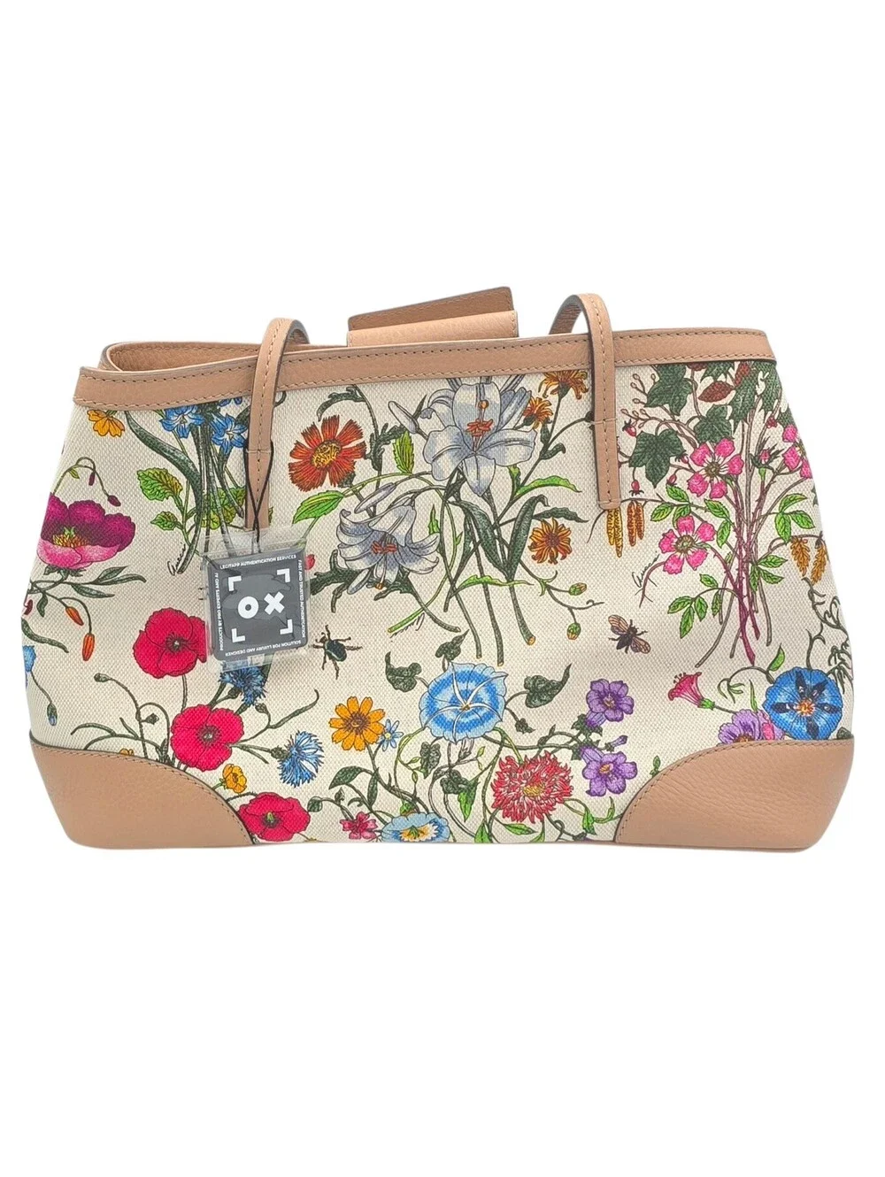 Gucci Flora Canvas Tote | Like New | COA Included - Picture 3 of 11